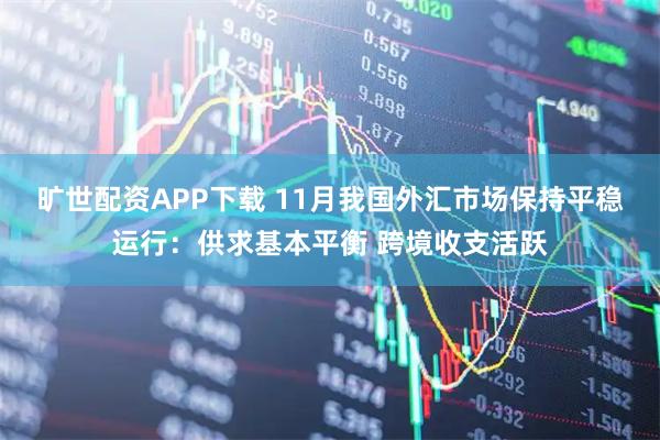 旷世配资APP下载 11月我国外汇市场保持平稳运行：供求基本平衡 跨境收支活跃